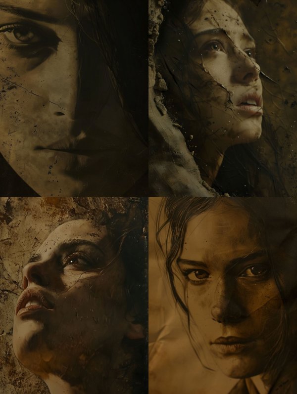 Gritty Earthy Cinematic Portraits