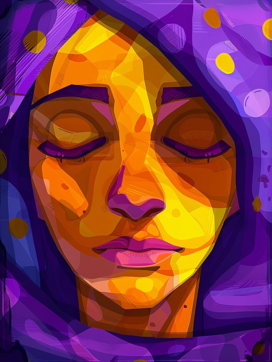 Prismatic Low Poly Portrait