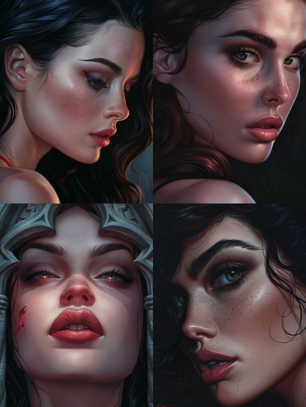 Ethereal Velvet Gaze