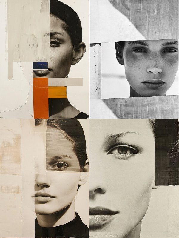 Fragmented Portrait of Modern Silence