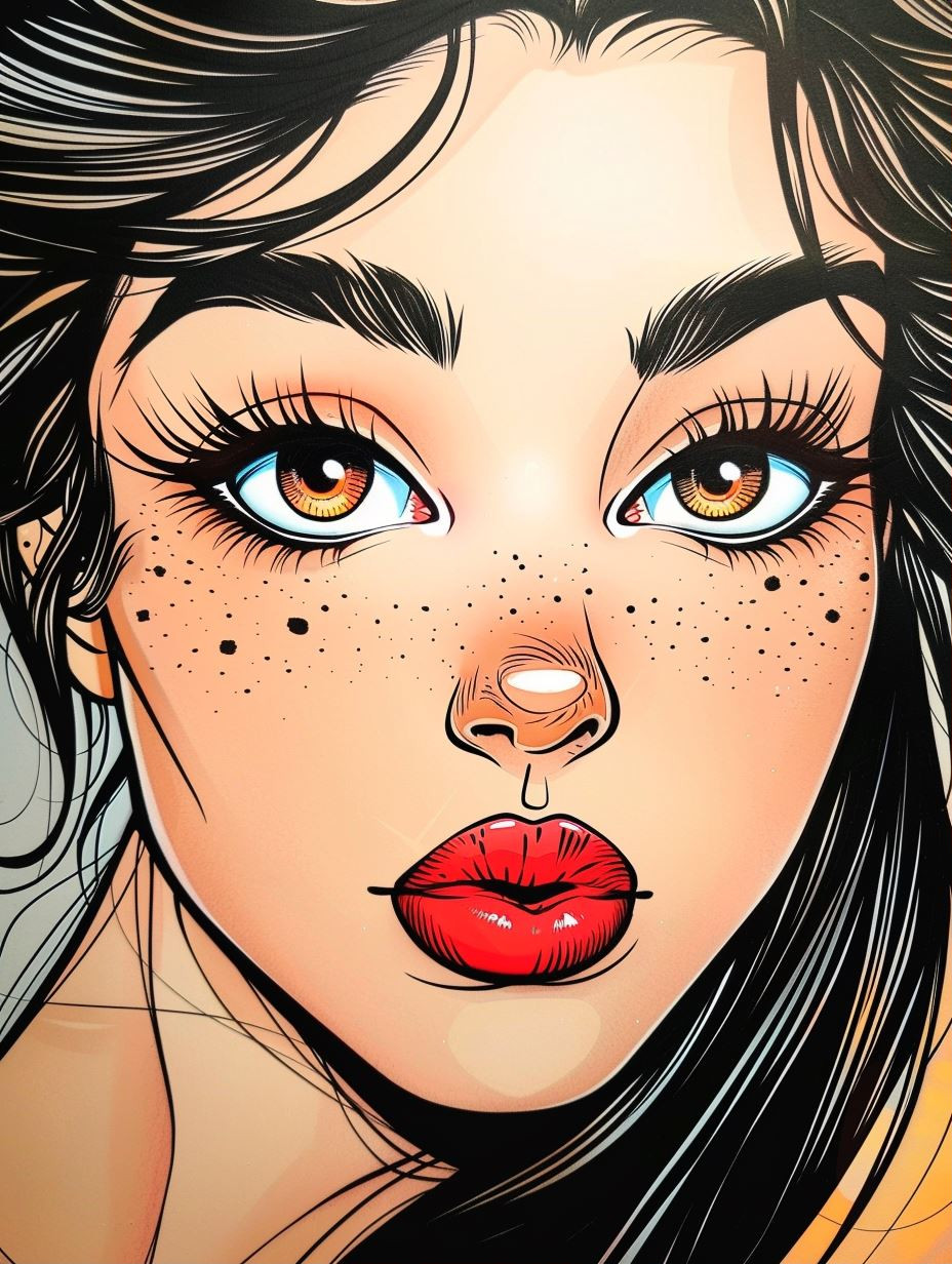 Vivid Comic Glamour