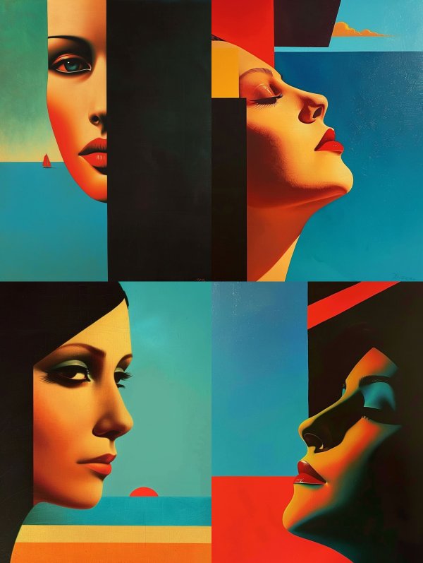 Surrealist Gaze of Ocean Dreams