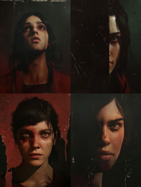 Haunting Gaze of Despair