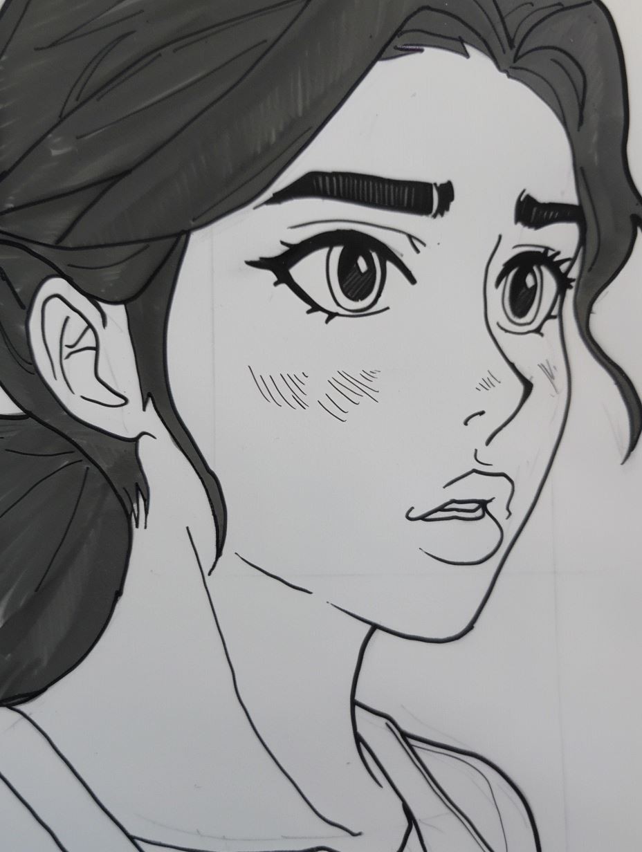 Bold Ink Portrait - Image 2