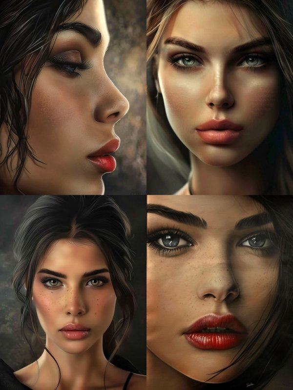 Ethereal Gaze in Soft Light