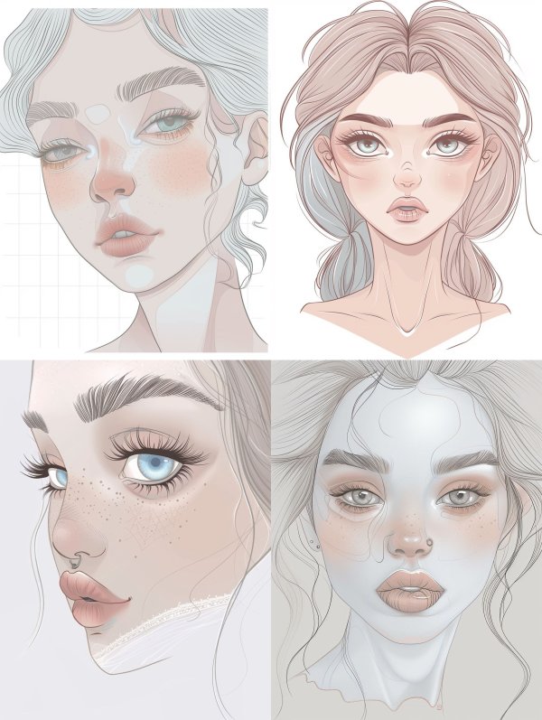 Ethereal Pastel Portrait