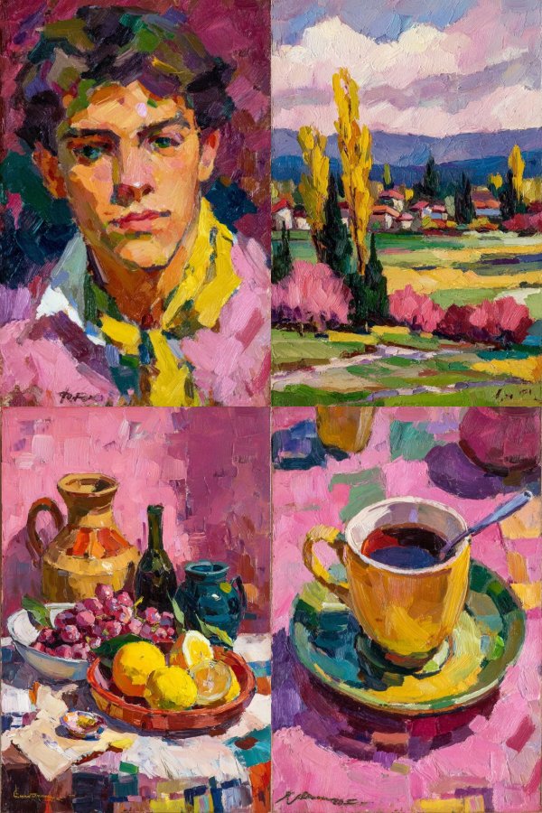 Vibrant Impasto Soul