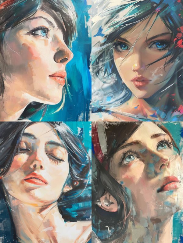 Azure Dream Portrait