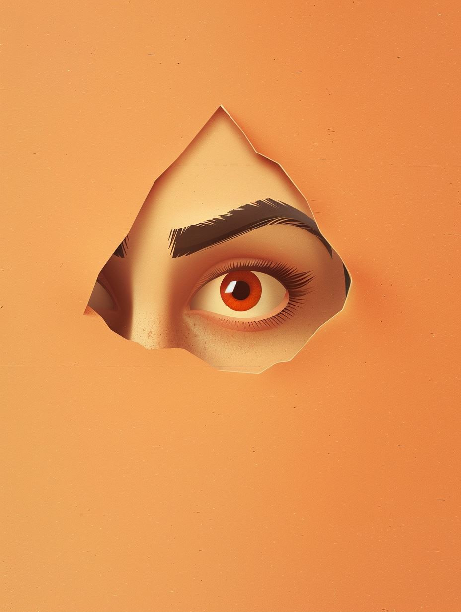 The Peeking Gaze - Image 1