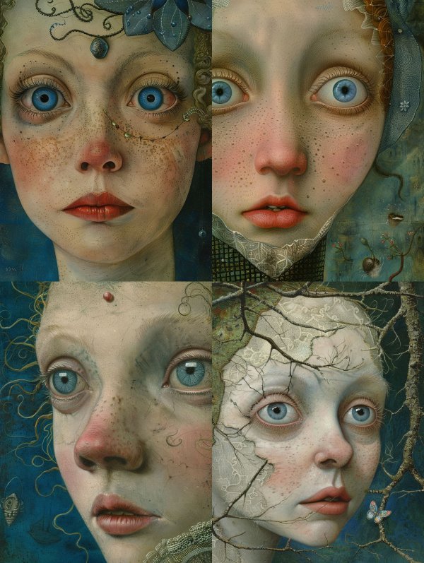 Ethereal Gaze of the Forest