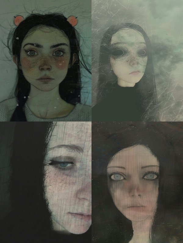 Ethereal Freckled Gaze