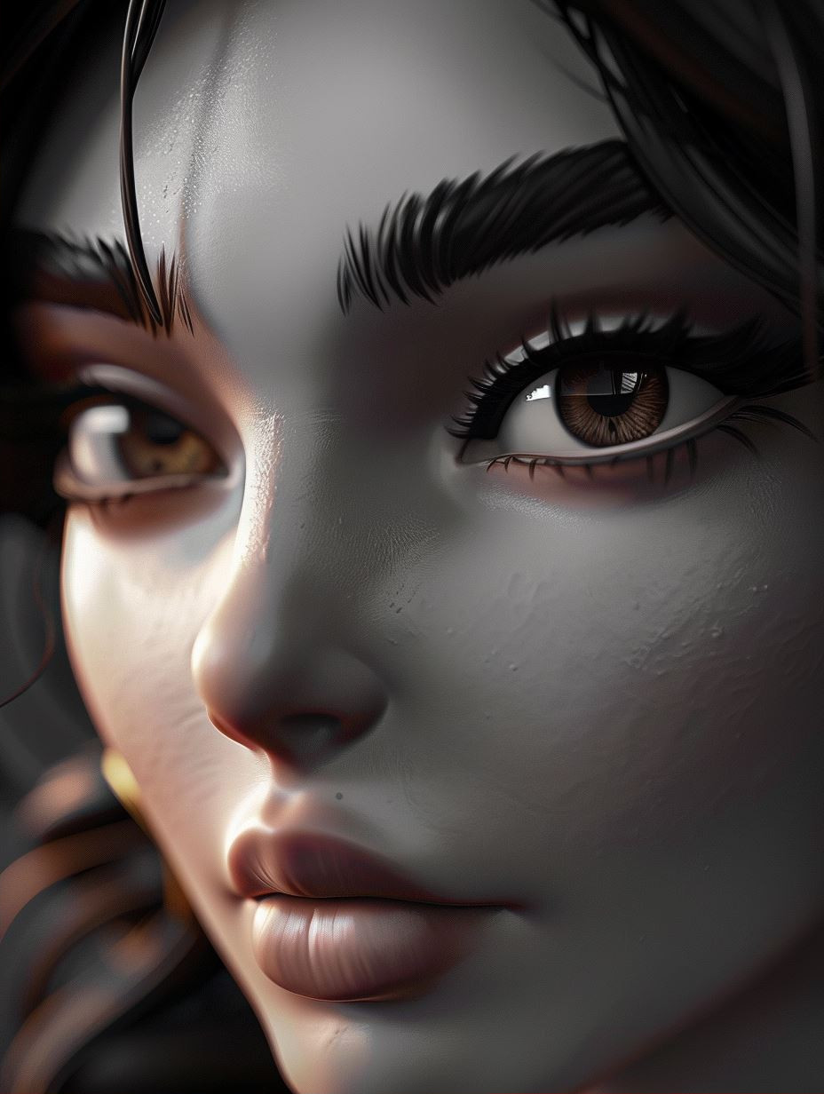 Celestial Ethereal Floral Portrait