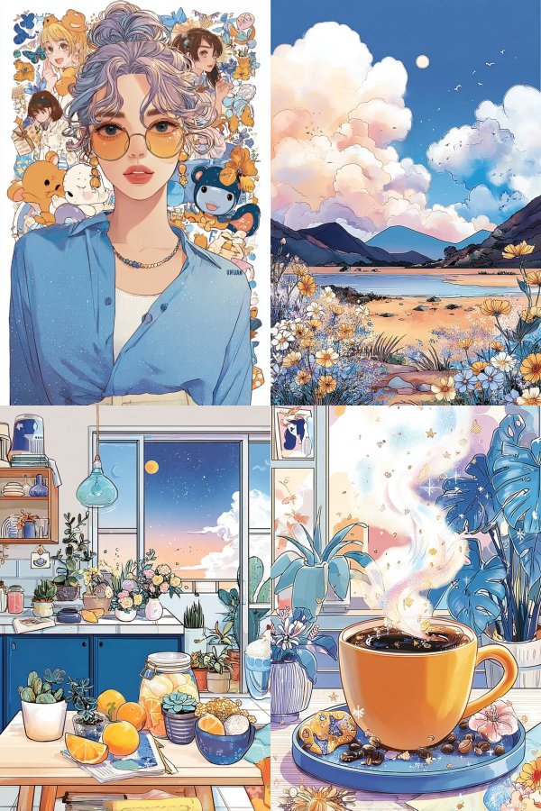 Pastel Dreamscape Portrait
