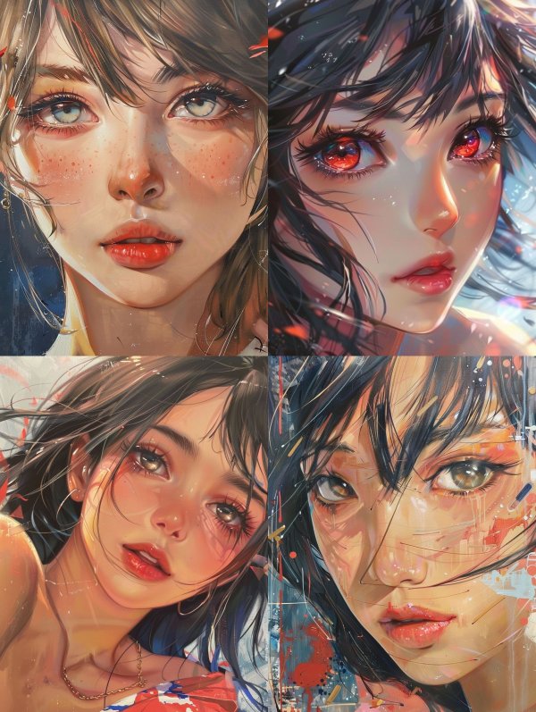 Ethereal Gaze in Soft Light