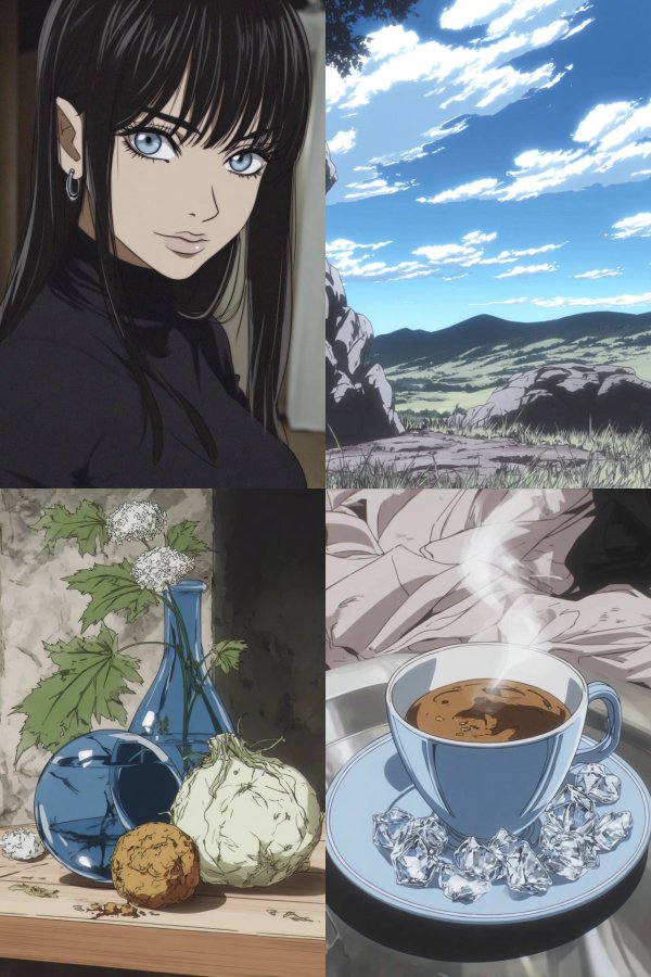 Midnight Azure Gaze