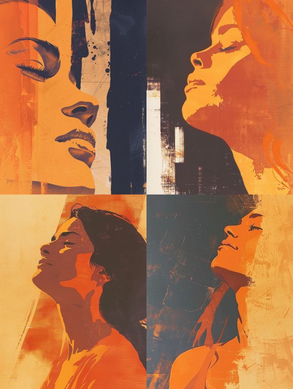 Amber Hues Urban Portrait