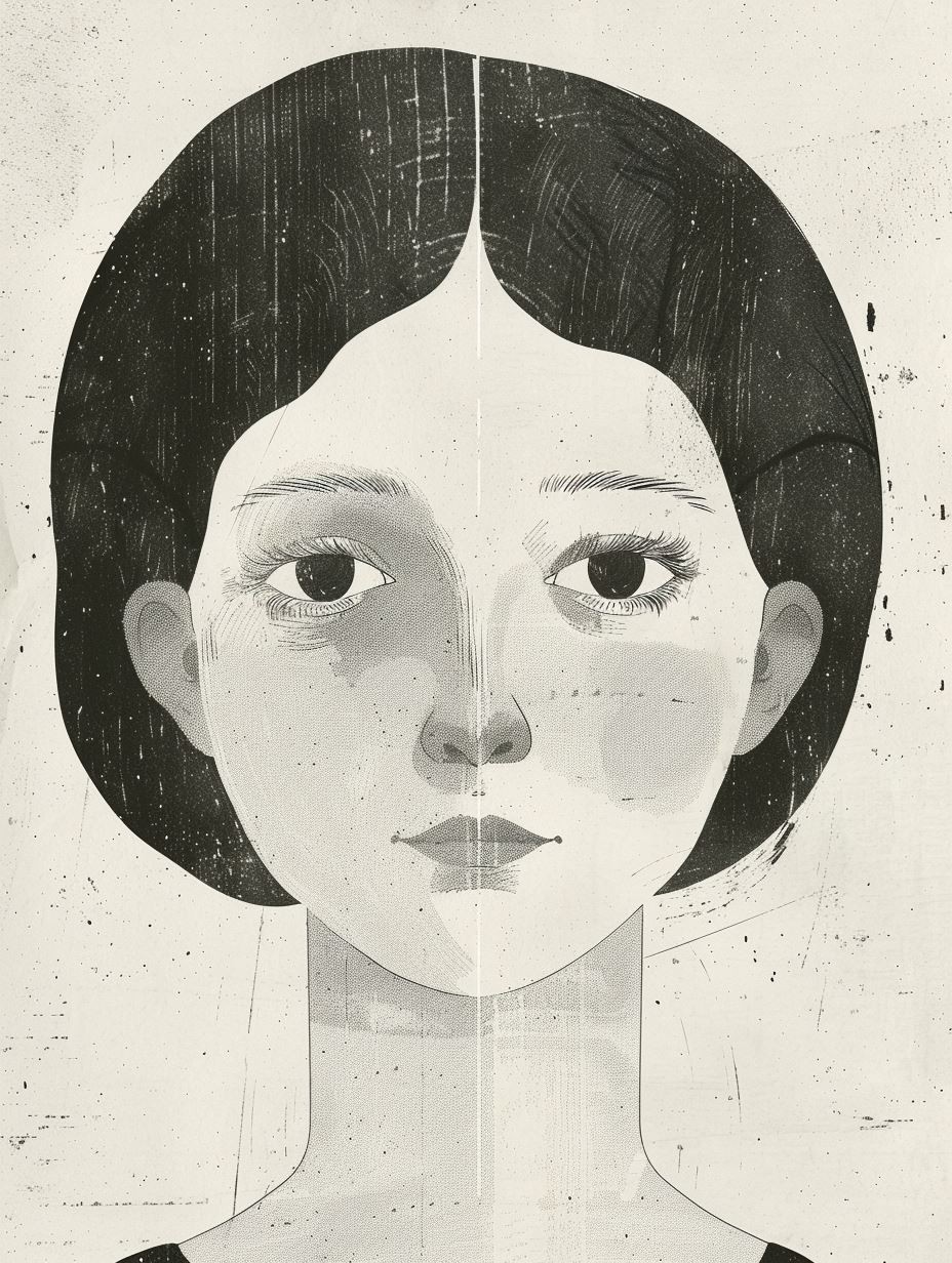 Ink Velvet Portrait