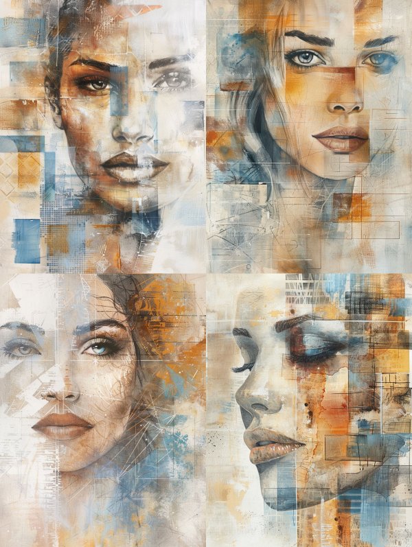 Fragmented Soul Portrait