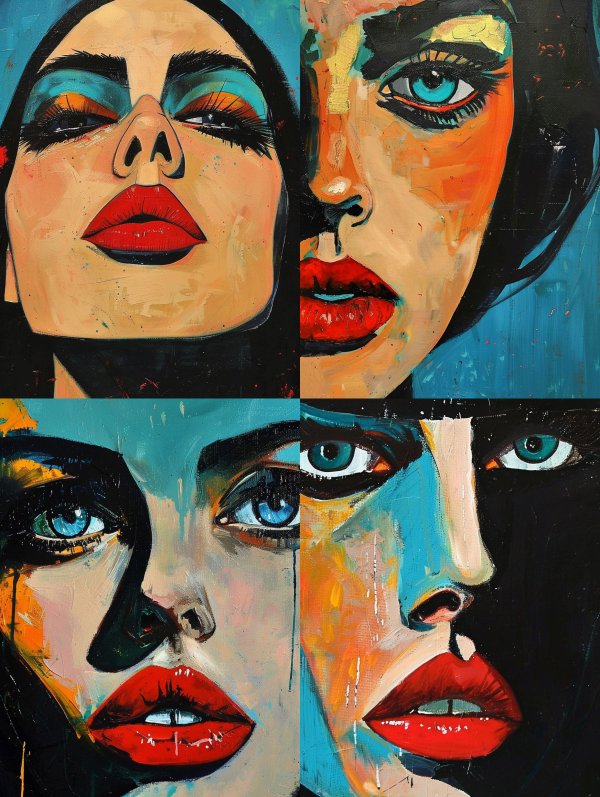 Vibrant Pop Art Portraiture