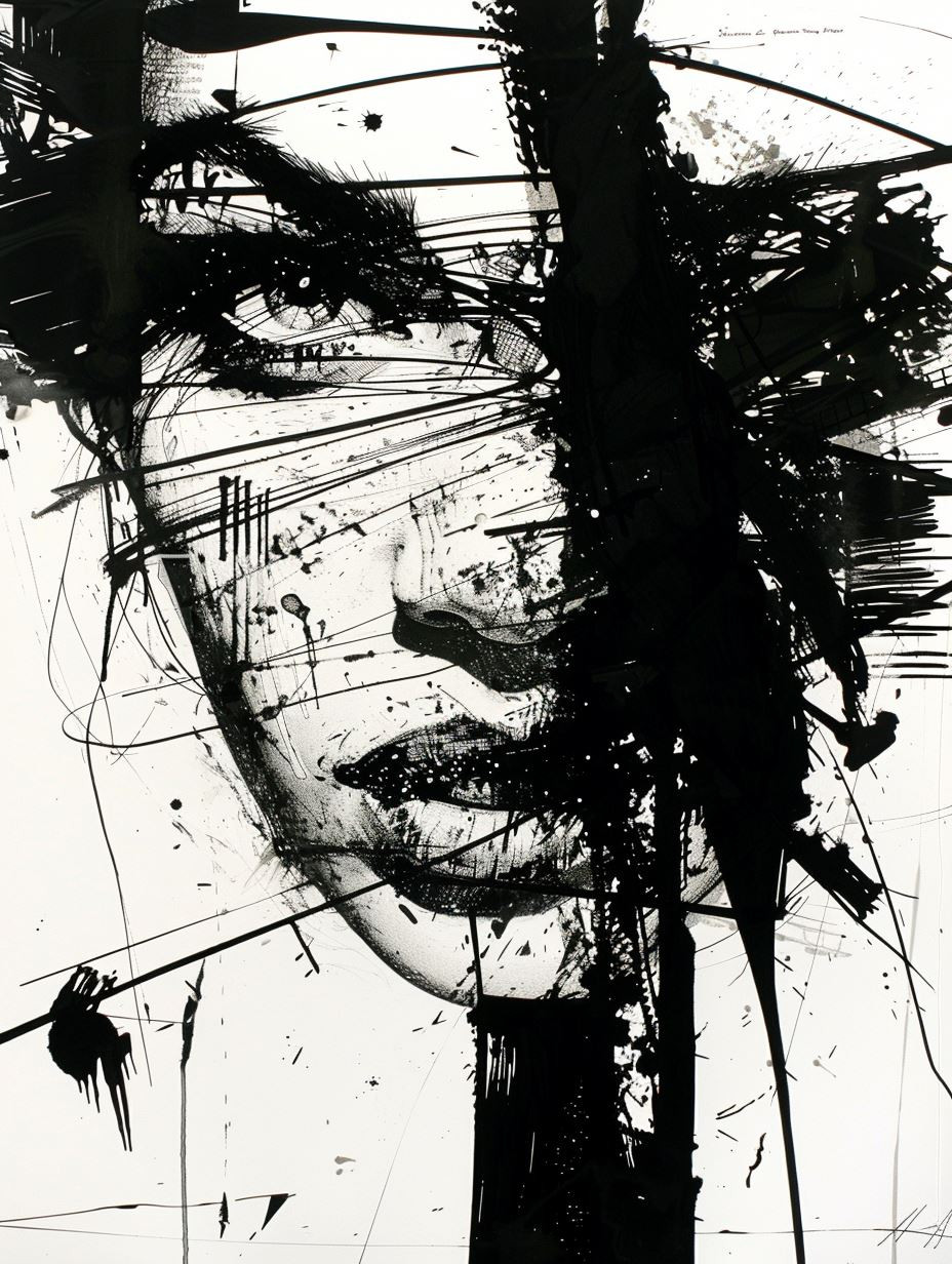 Fragmented Soul in Ink