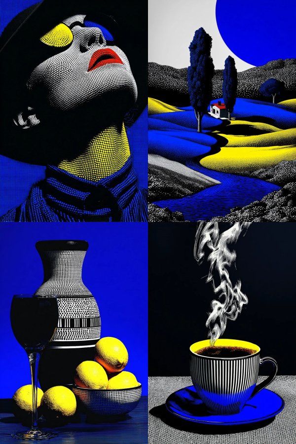 Halftone Neon Dream