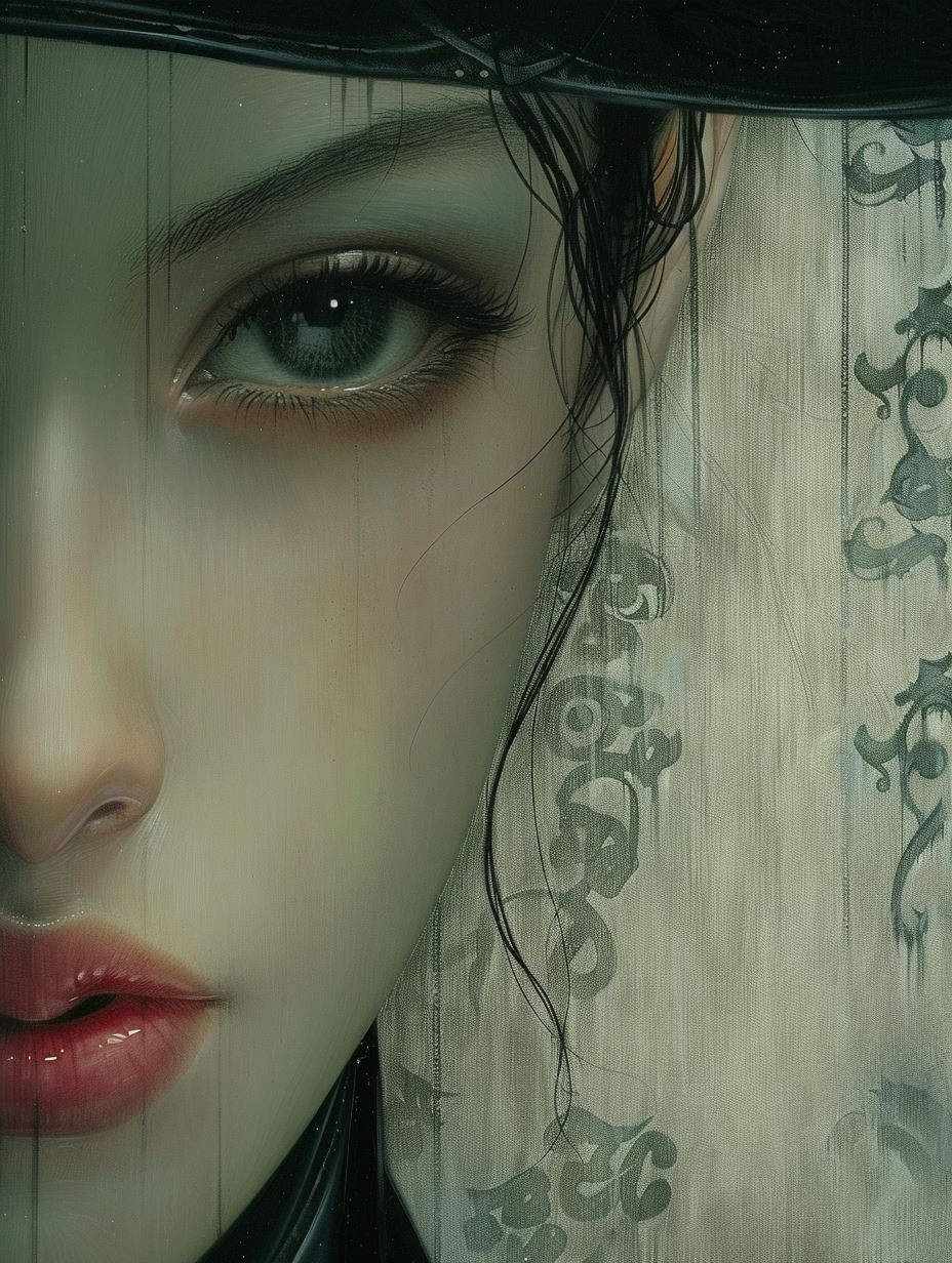 Ethereal Porcelain Gaze - Image 4