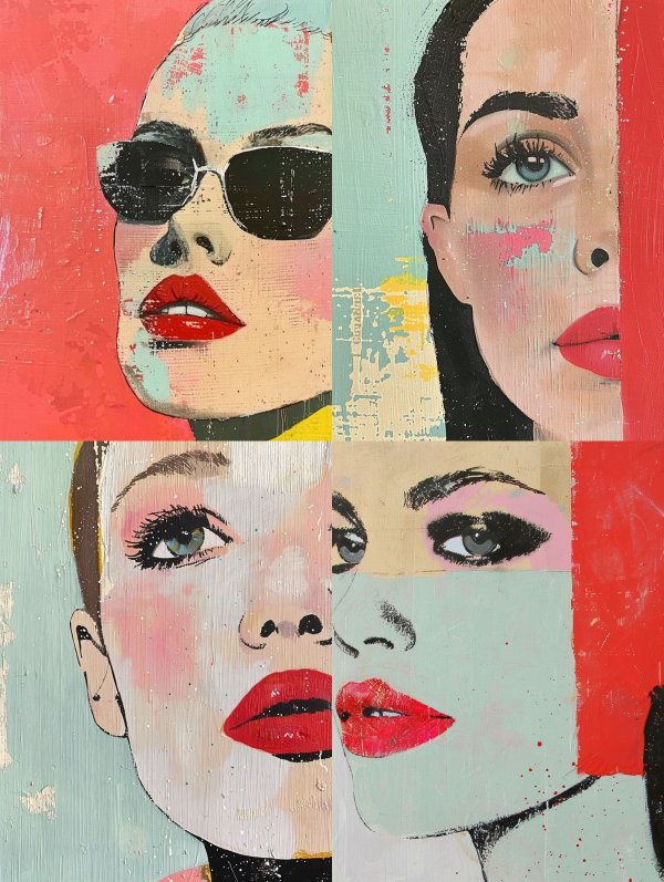 Neon Pop Portrait