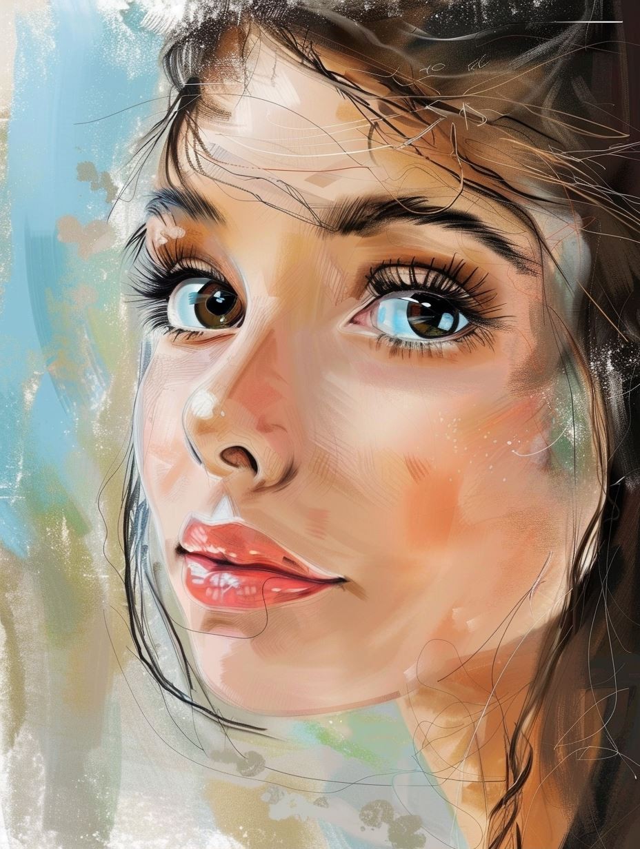 Ethereal Digital Sketch