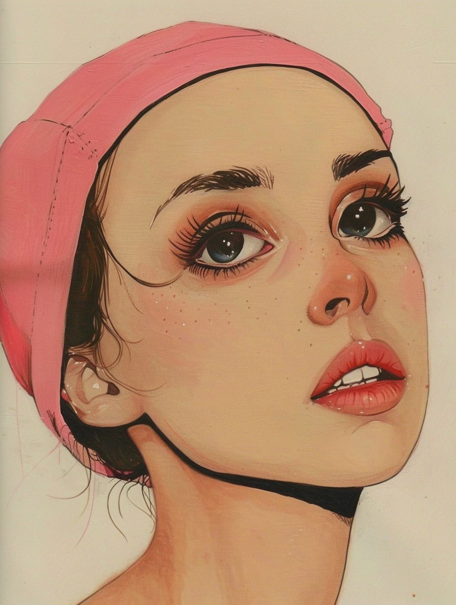 Velvet Blush Portrait - Image 4