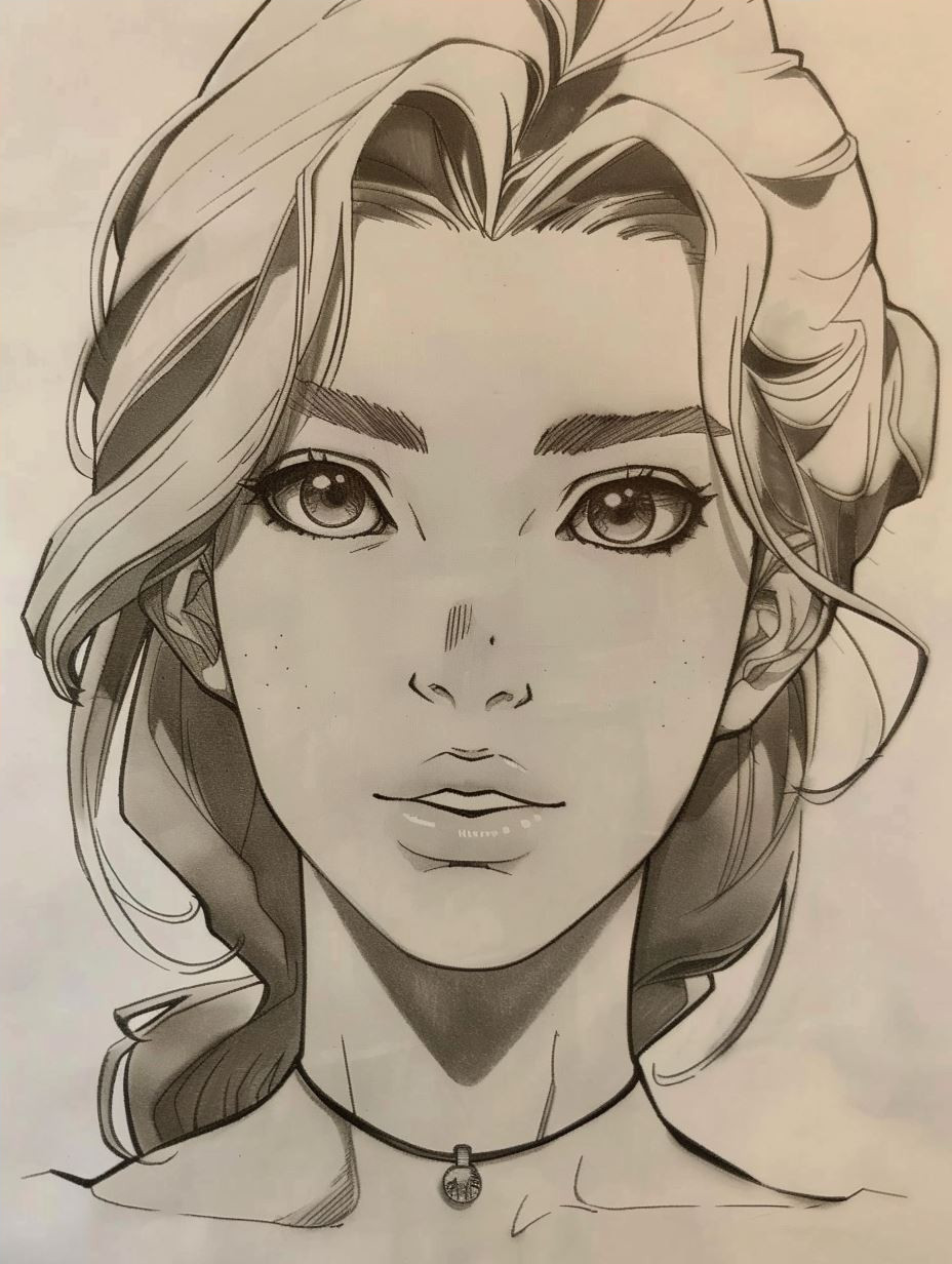 Vivid Gaze Portrait