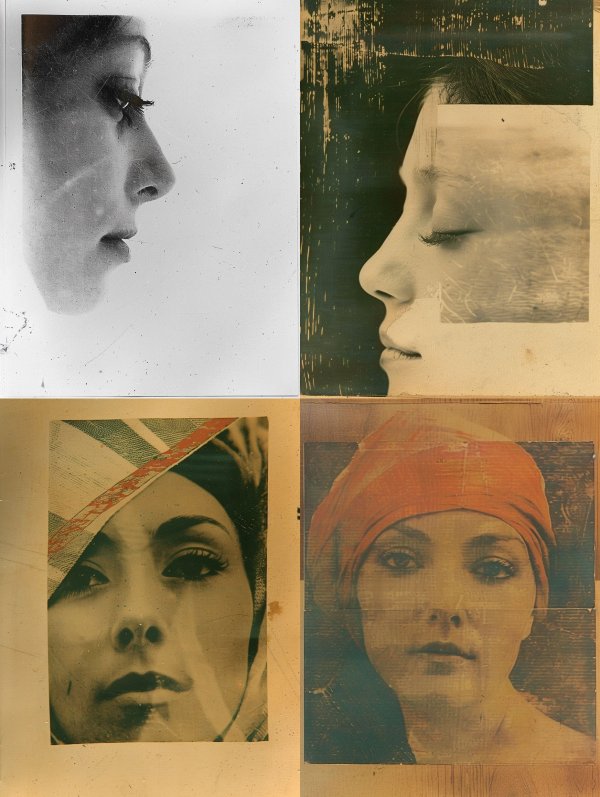 Ethereal Fragmented Portrait Study