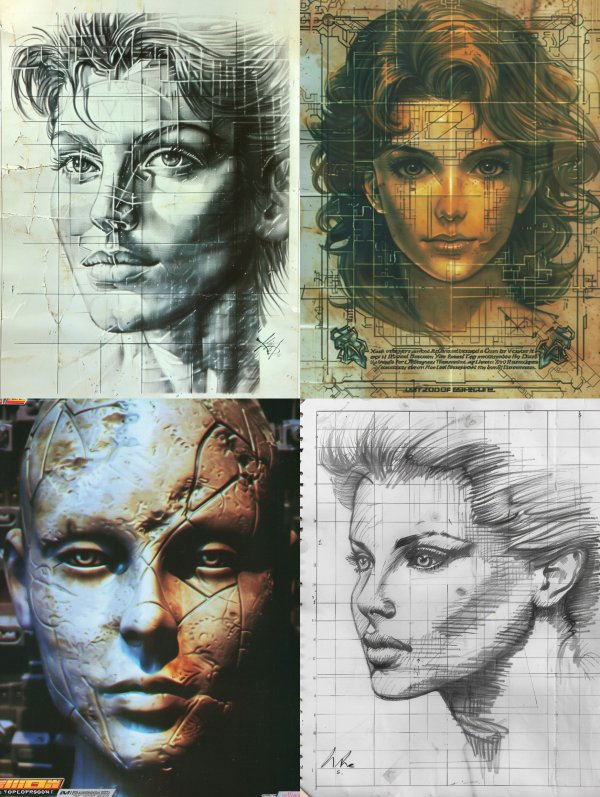 Fragmented Digital Soul Portrait
