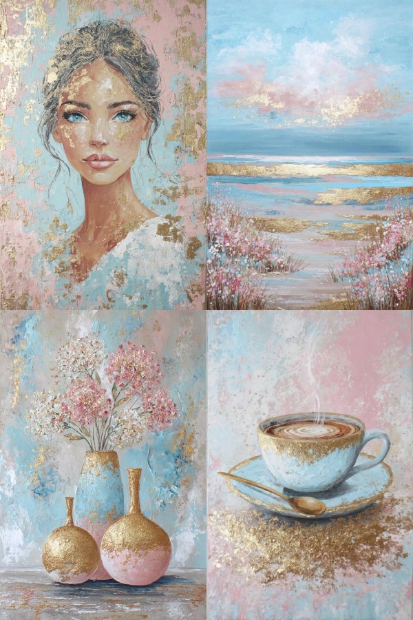 Gilded Ethereal Muse