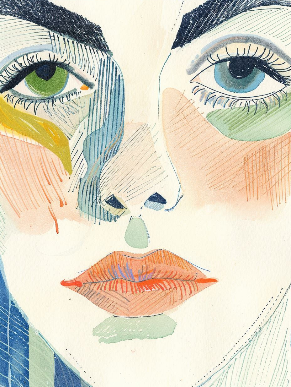 Fragmented Soul in Mixed Media