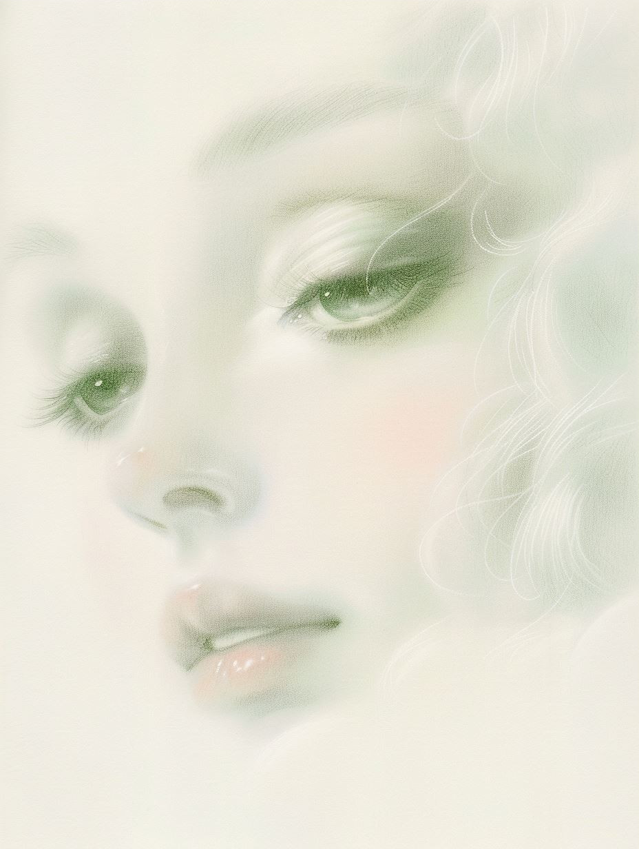 Ethereal Pastel Dream Portrait
