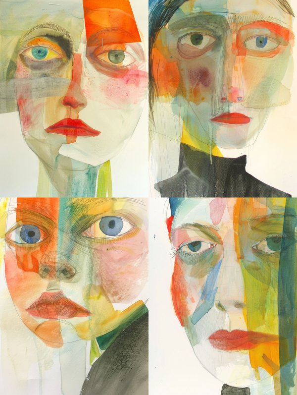 Fragmented Soul Portrait