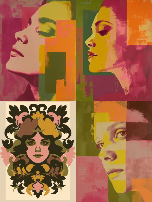 Chromatic Fragment Portrait