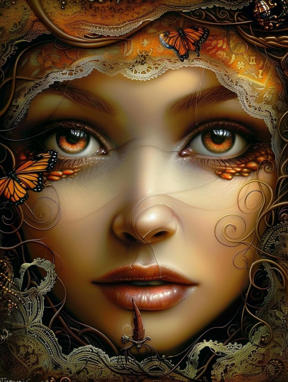 Ethereal Forest Spirit Gaze
