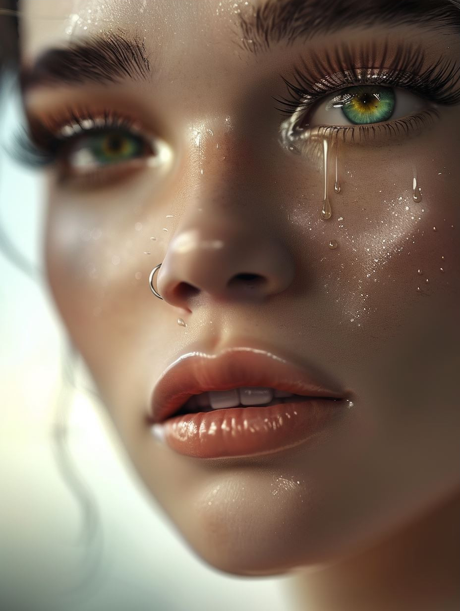 Ethereal Dewy Skin Portrait