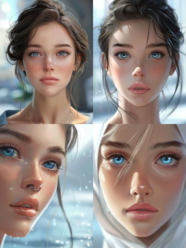 Ethereal Glow Portrait Study