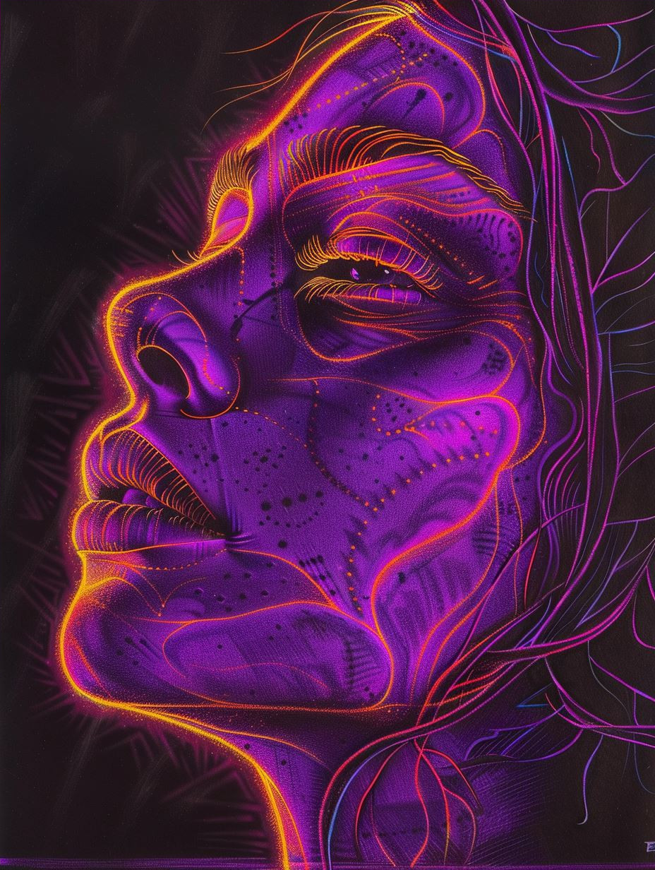 Neon Cybernetic Soul Awakening