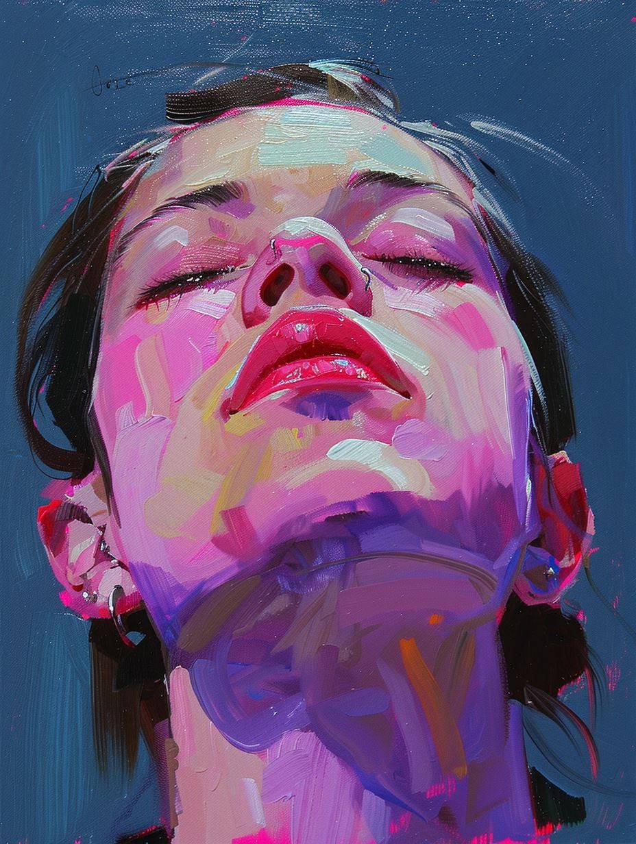 Vibrant Prism Portrait