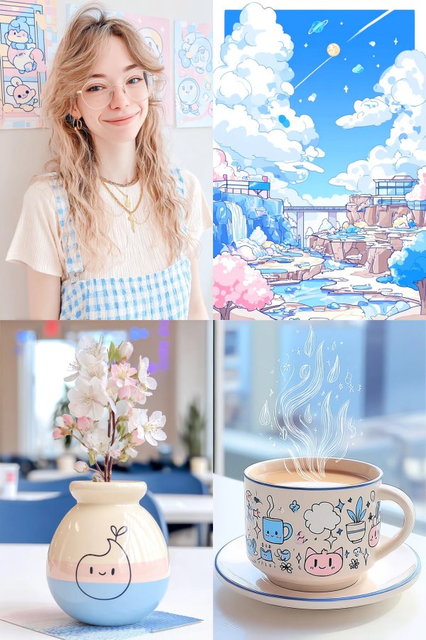 Pastel Dream Portrait