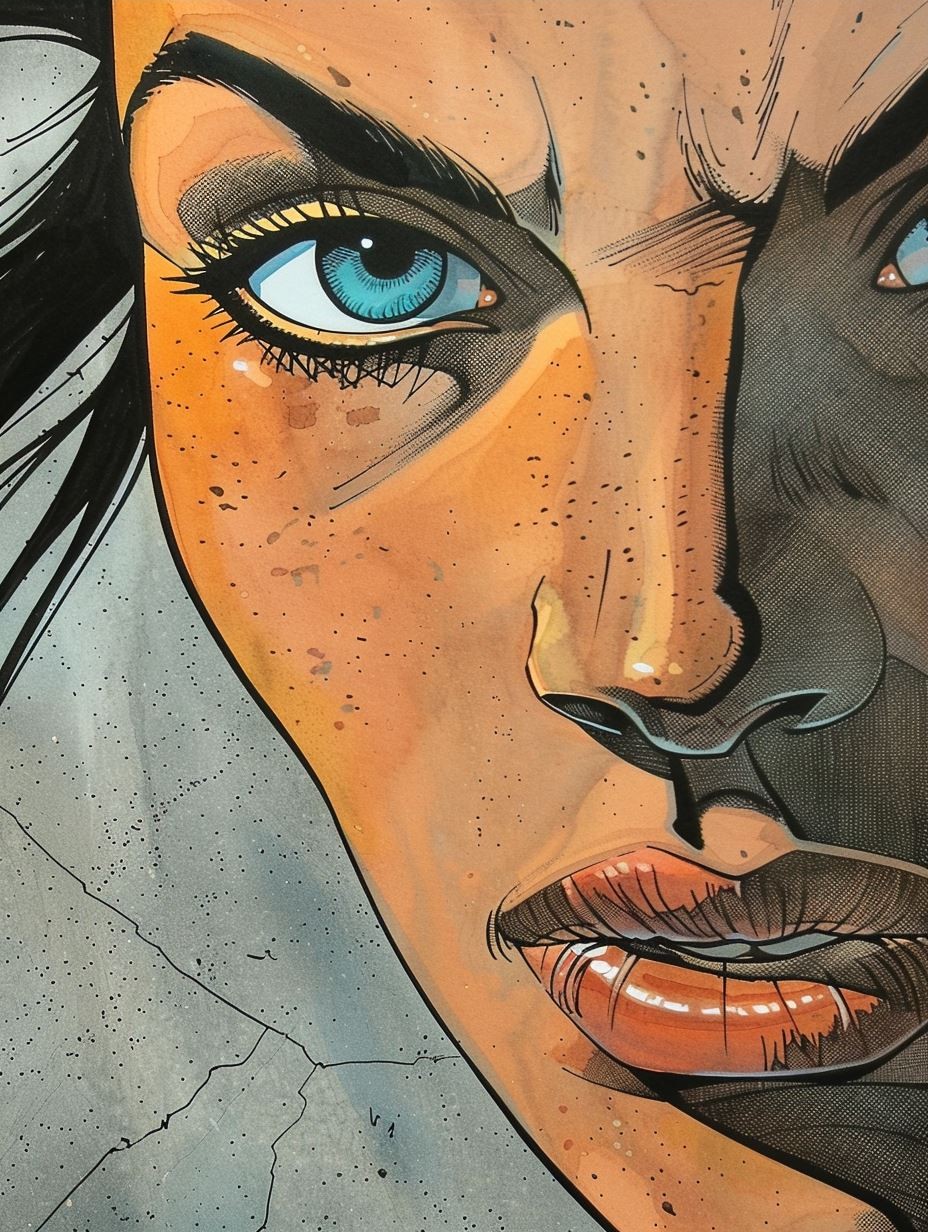 Noir Comic Elegance - Image 3