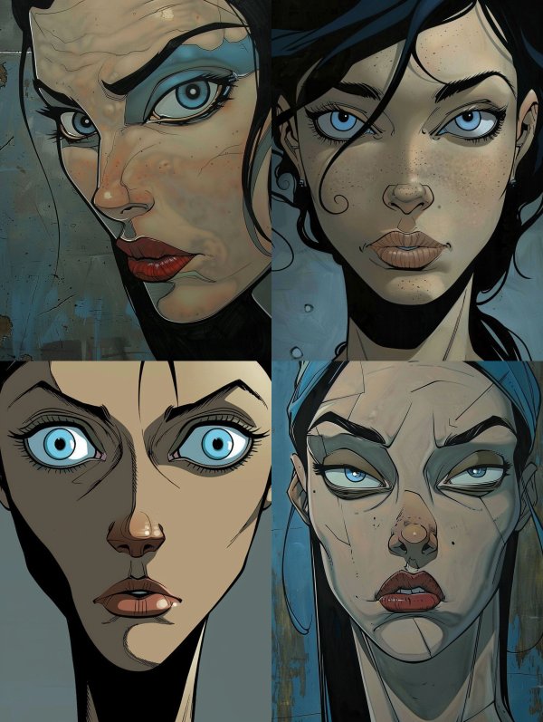 Gritty Urban Comic Portrait