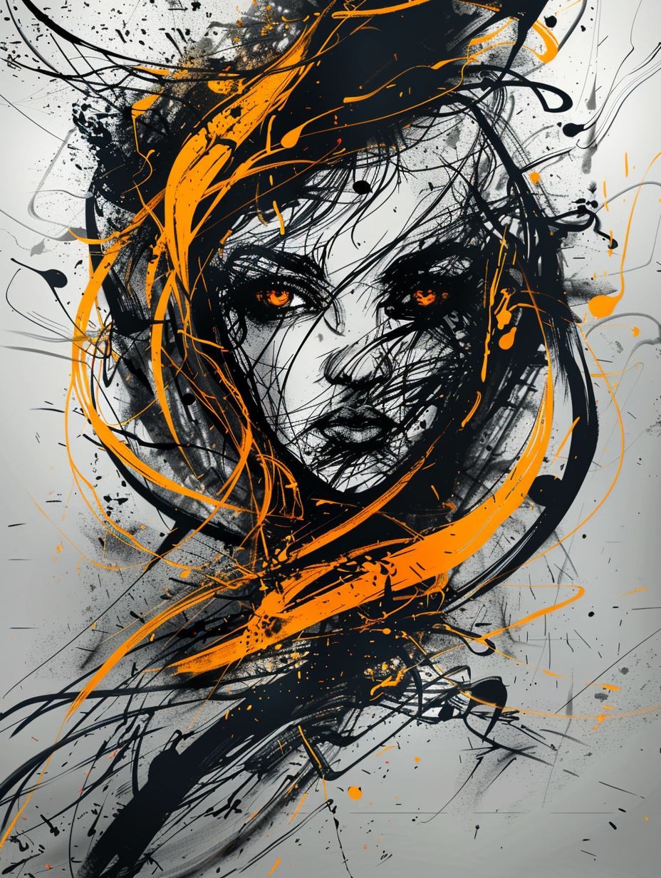 Amber Chaos Portrait