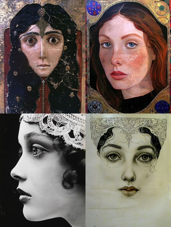 Ancient Gaze of Golden Sands