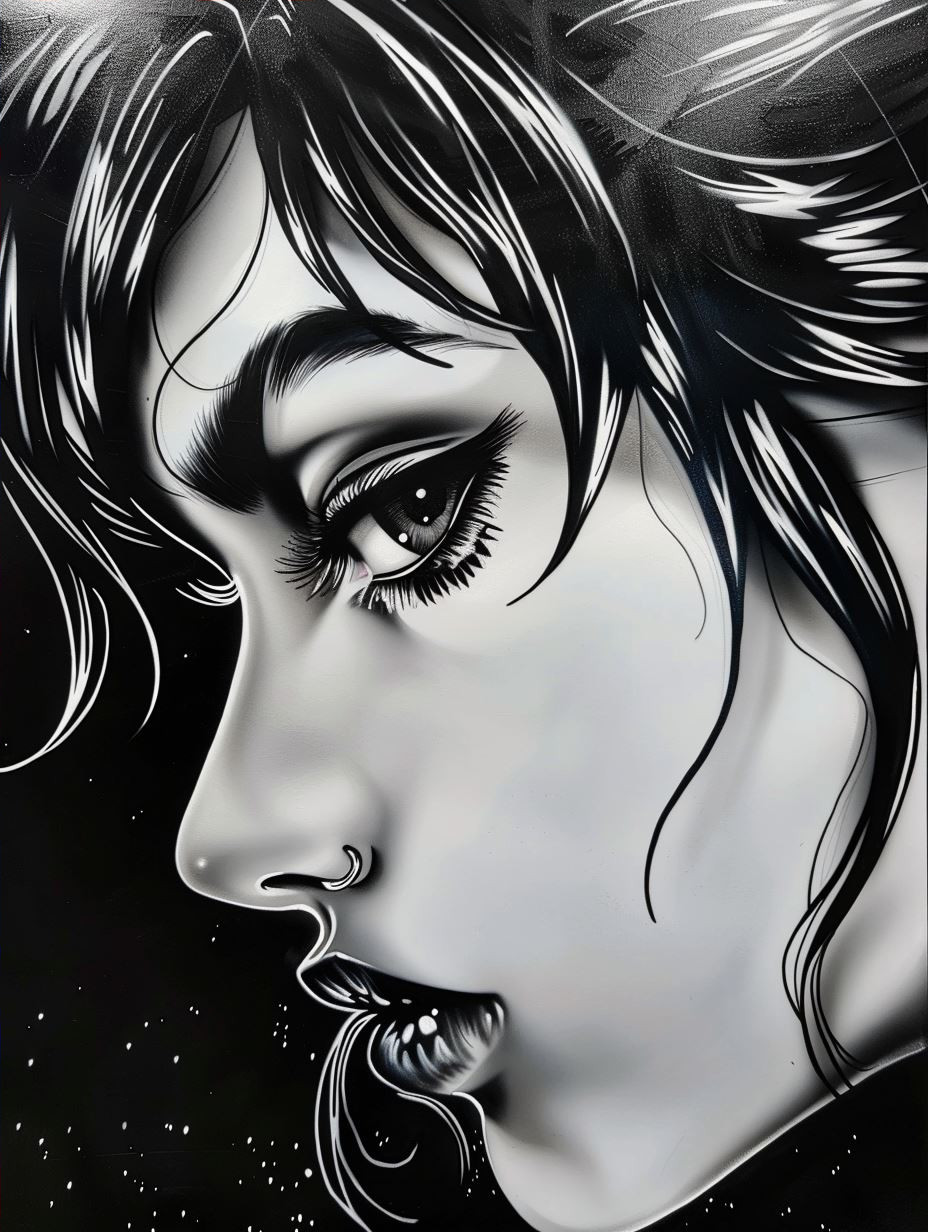 Neon Noir Cybernetic Gaze