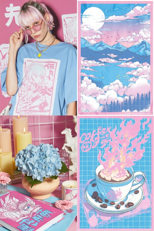 Neon Pastel Pop
