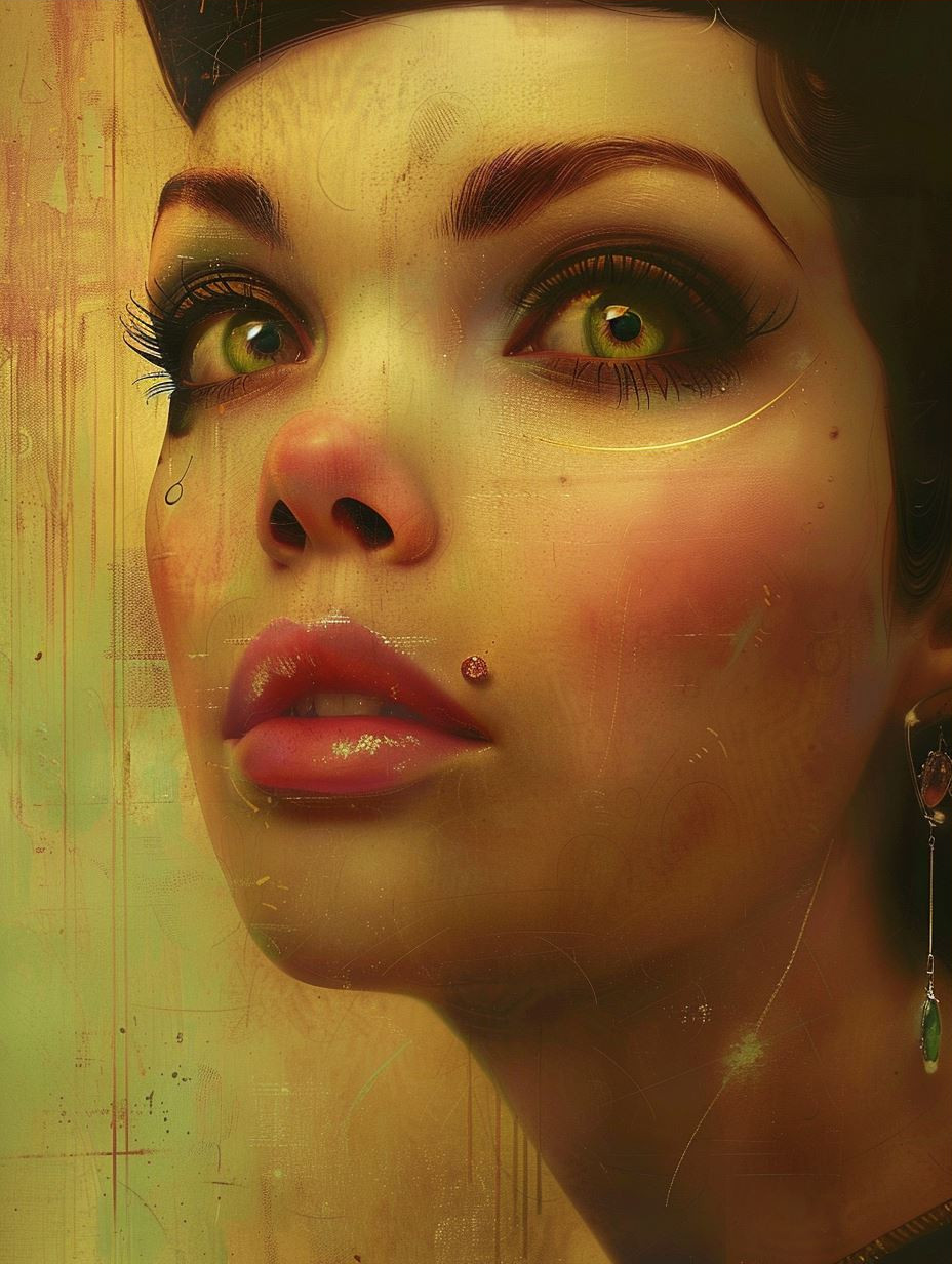 Weathered Ethereal Portrait Study
